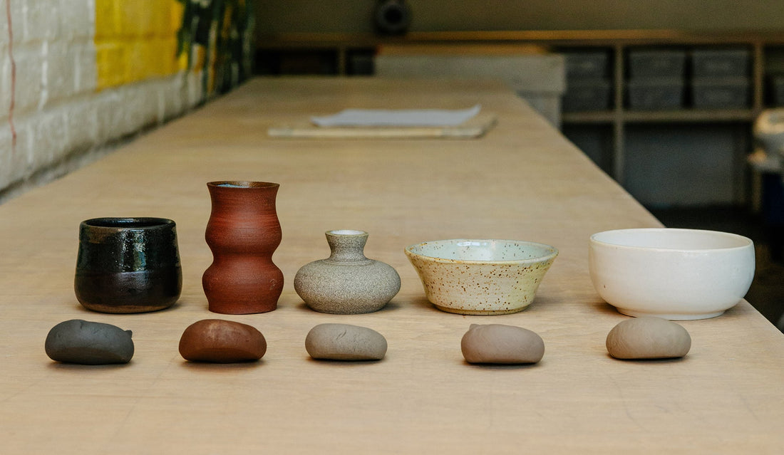 Clay options at Atelier Forma