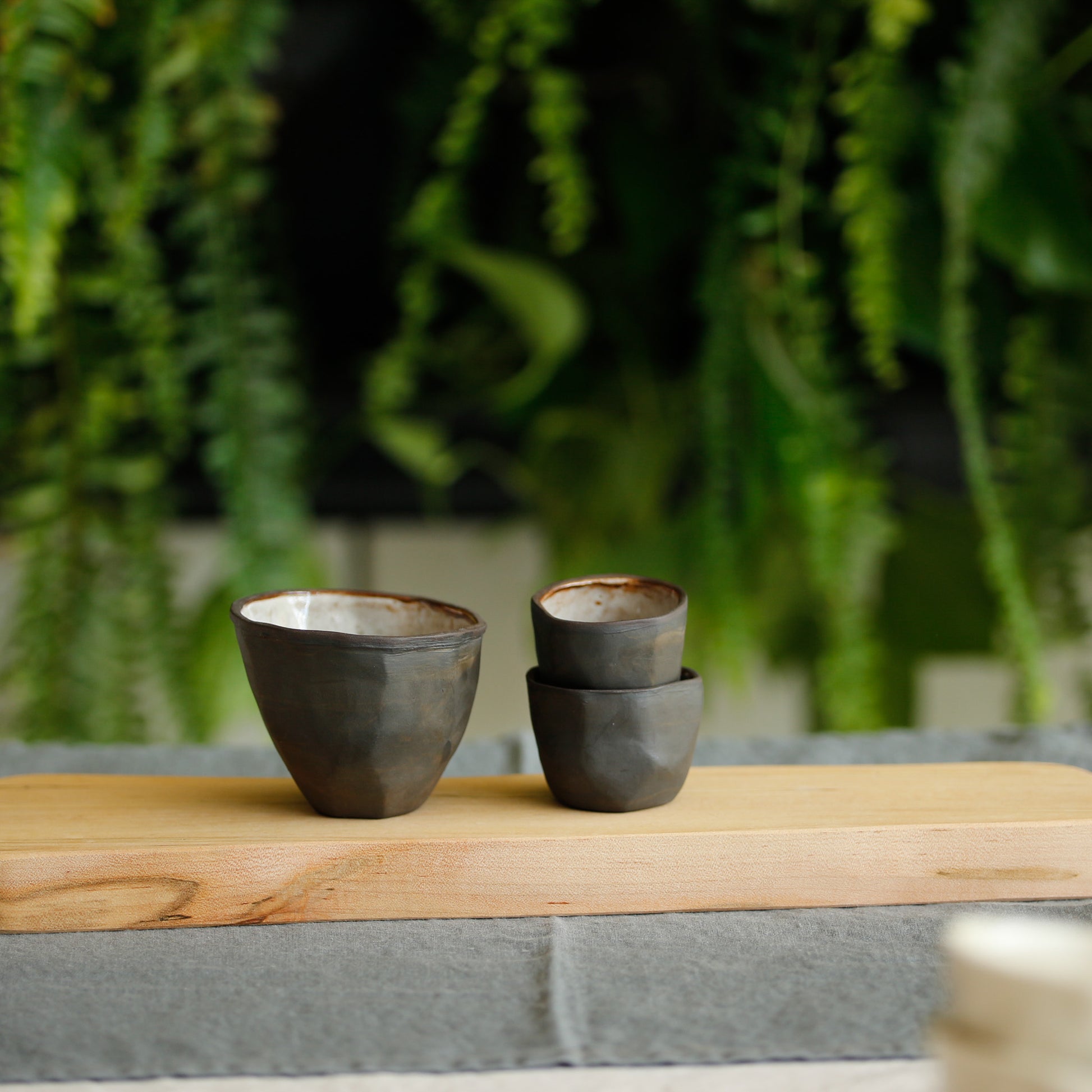 Stoneware Espresso Cup - Black - Atelier Forma