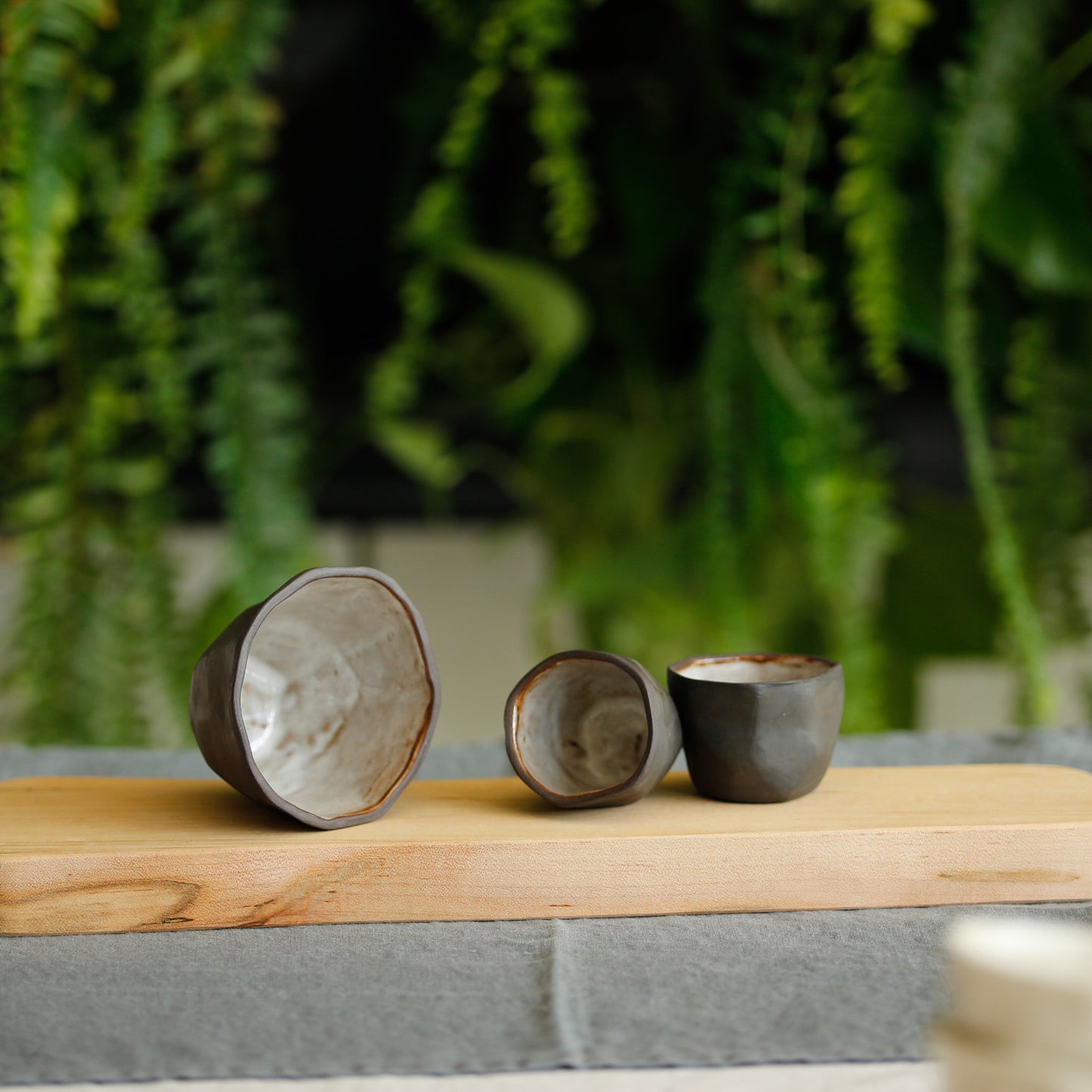 Stoneware Espresso Cup - Black - Atelier Forma