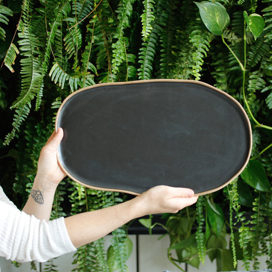 Large Graphite Platter - Atelier Forma