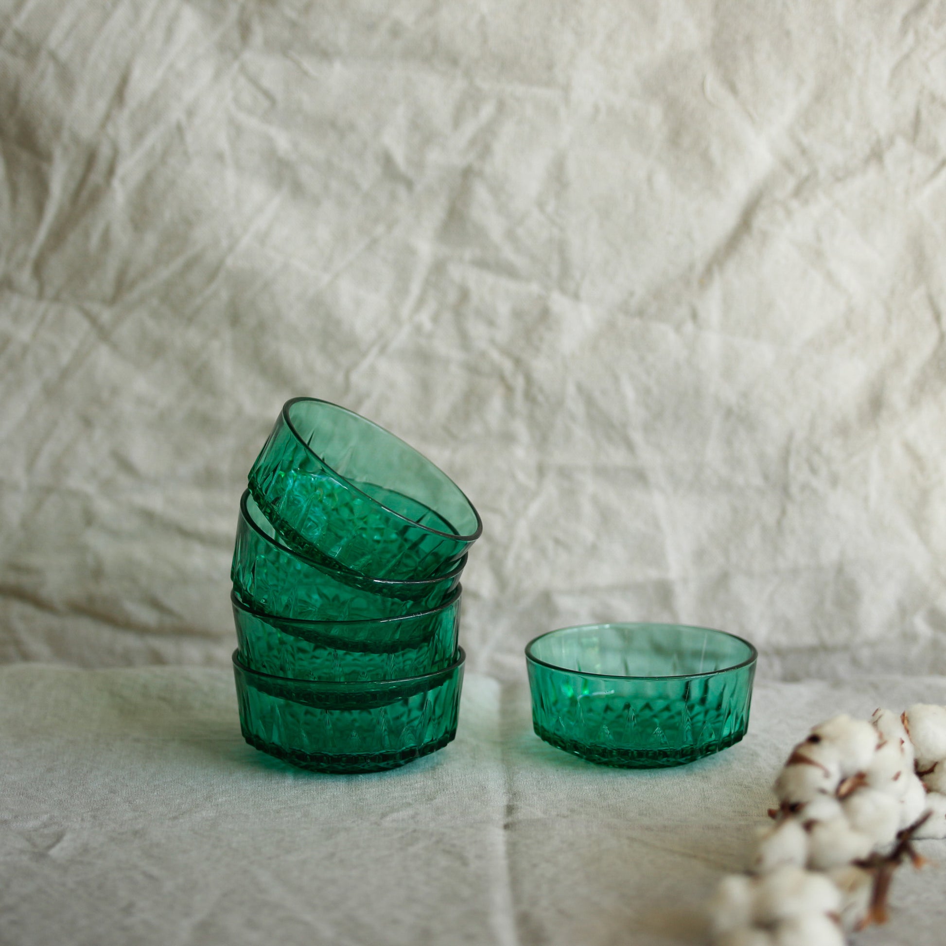 Small Green Glass Bowl - Atelier Forma