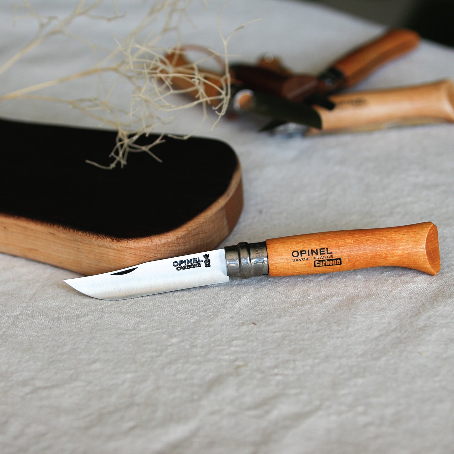 Opinel Knife No8 Carbon Steel - Atelier Forma